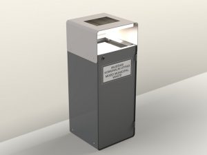 KO200L - Reciklažni koš s LED rasvjetom